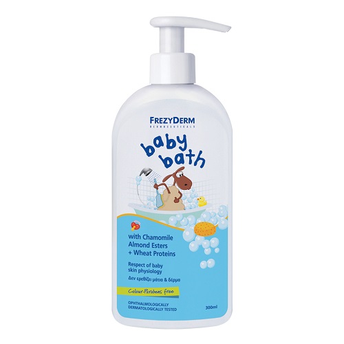 Frezyderm Baby Bath Απαλό Βρεφικό Αφρόλουτρο με Αντλία, 300ml