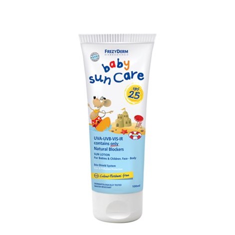 Frezyderm Baby Sun Care Αντηλιακό Γαλάκτωμα για Βρέφη&Παιδιά Πρόσωπο/Σώμα SPF25 100ml