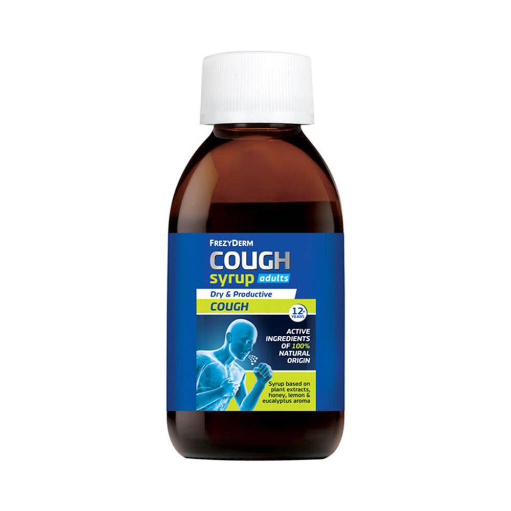Frezyderm Cough Syrup Adults Σιρόπι για Ξηρό και Παραγωγικό Βήχα 182g