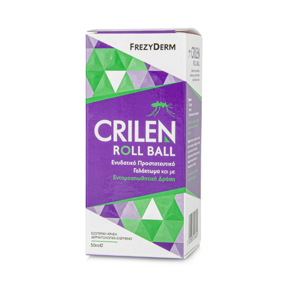 Frezyderm Crilen Roll Ball Ενυδατικό Εντομοαπωθητικό Γαλάκτωμα για Παιδιά και Ενήλικες 50ml