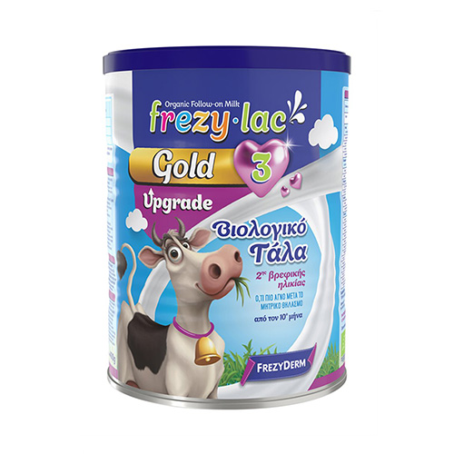 Frezylac Gold 3 Upgrade Βιολογικό Αγελαδινό Γάλα σε Σκόνη απο 10 μηνών 400g