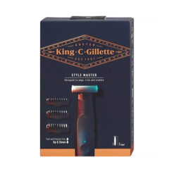 Gillette King C Style Master Trimmer Μηχανή Ξυρίσματος & 3 Ανταλλακτικές Κεφαλές