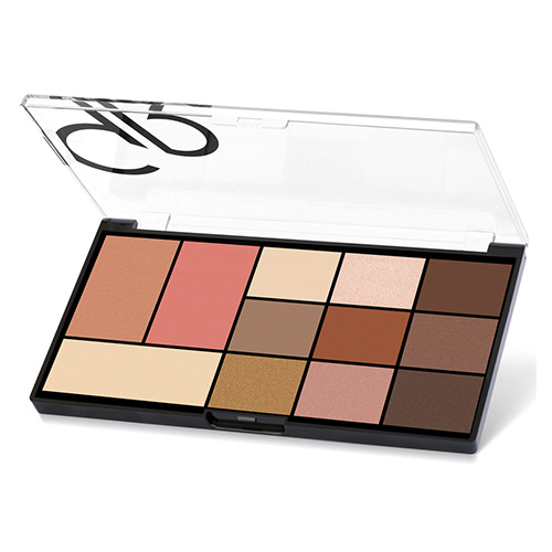 Golden Rose City Style Face & Eye Palette 23.9g – 01 Warm Nude