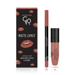 Golden Rose Matte LipKit Σετ Μακιγιάζ με Κραγιόν Warm Sable