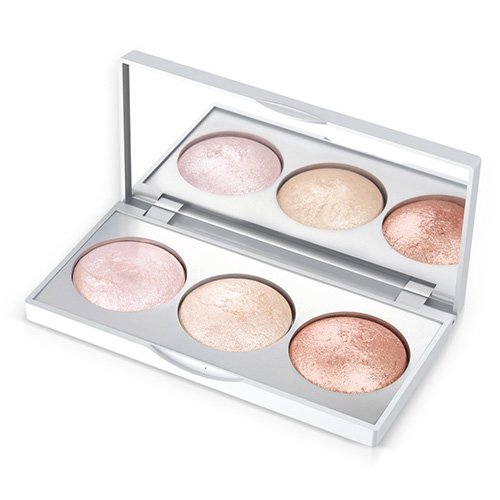 Golden Rose Strobing Highlighter Palette 3×2.8g