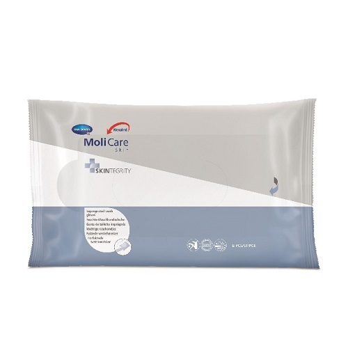 Hartmann Molicare Skin Γάντια Καθαρισμού / Έτοιμο Μπάνιο, για Κλινήρεις Ασθενείς 8τμχ