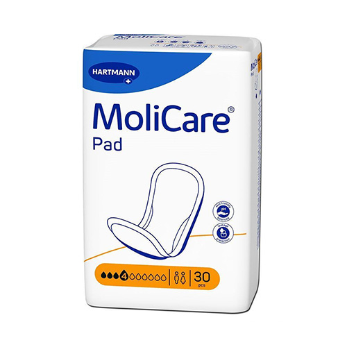 Hartmann MoliCare Pad 4 σταγόνες – Σερβιέτες Ακράτειας Unisex 30τμχ (168077)