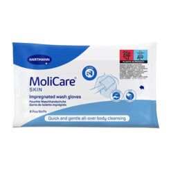 Hartmann Molicare Skin Γάντια Καθαρισμού / Έτοιμο Μπάνιο, για Κλινήρεις Ασθενείς 8τμχ