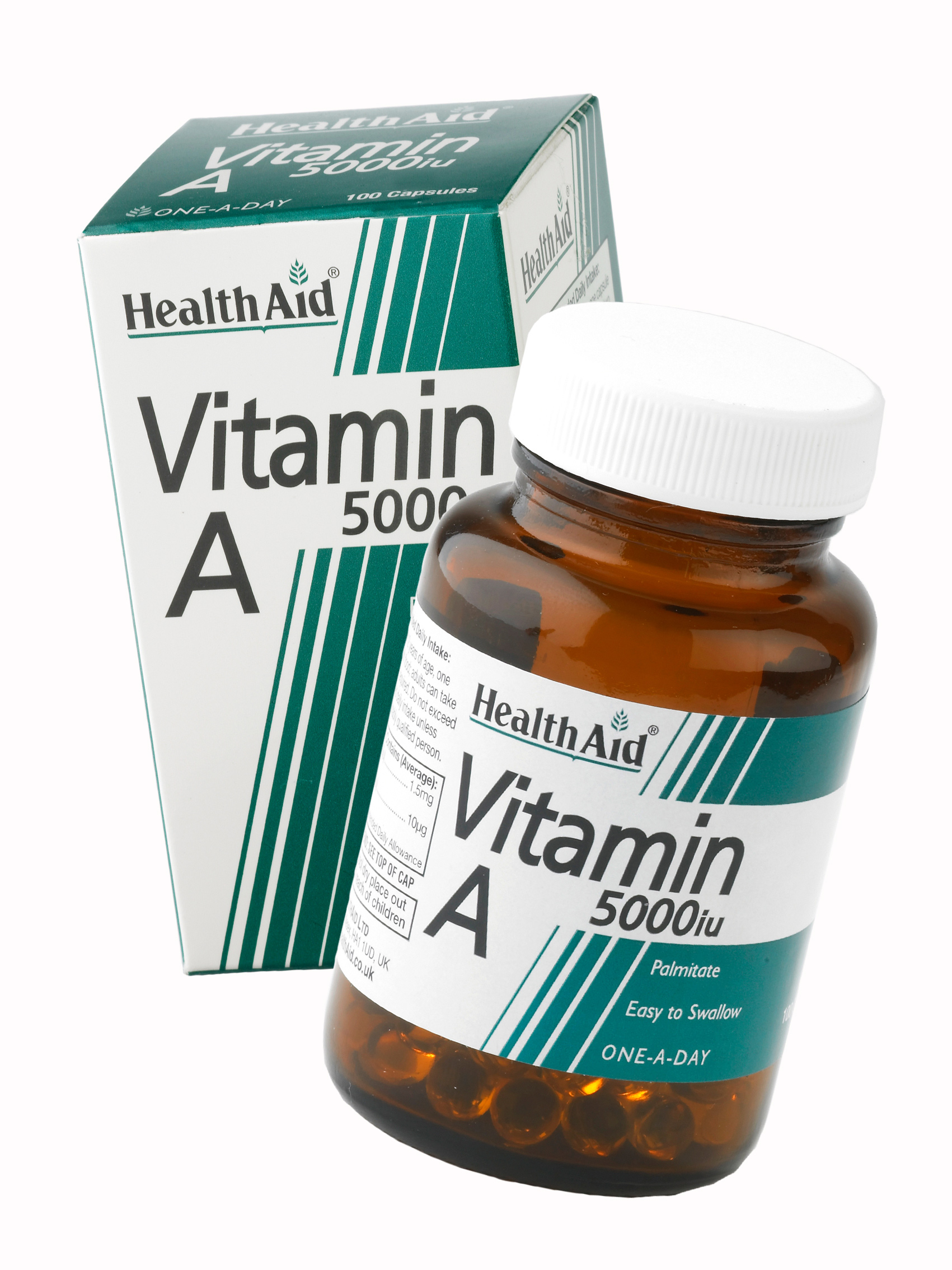 Health Aid Vitamin A 5000iu 100 κάψουλες