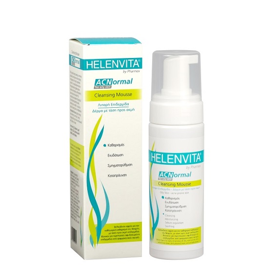 Helenvita ACNormal Cleansing Mousse Αφρός Καθαρισμού για Λιπαρές-Ακνεϊκές Επιδερμίδες 150ml