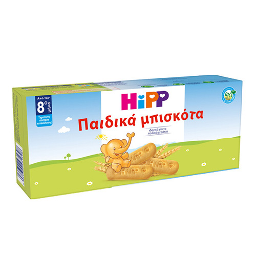 HiPP Παιδικά Βιολογικά Μπισκότα από τον 8o μήνα (4x45g) 180g