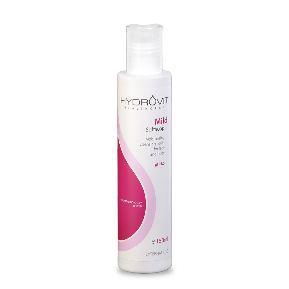Hydrovit Mild Softsoap Ήπιο Υγρό Καθαρισμού Προσώπου & Σώματος 150ml