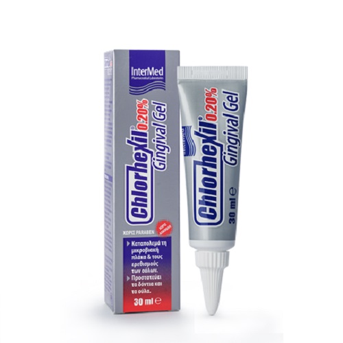 Intermed Chlorhexil 0.20% Gel Αντισηπτική Στοματική Γέλη, 30 ml