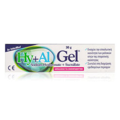 Intermed Hy+Al Gel Γέλη Επούλωσης Ερεθισμών του Στόματος 30g