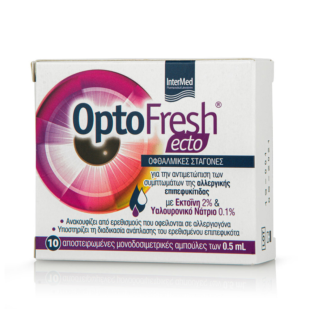 Intermed OptoFresh Ecto Οφθαλμικές Σταγόνες 10×0.5ml
