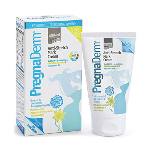 Intermed PregnaDerm Anti-Stretch Mark Cream Κρέμα κατά των Ραγάδων Εγκυμοσύνης 150ml