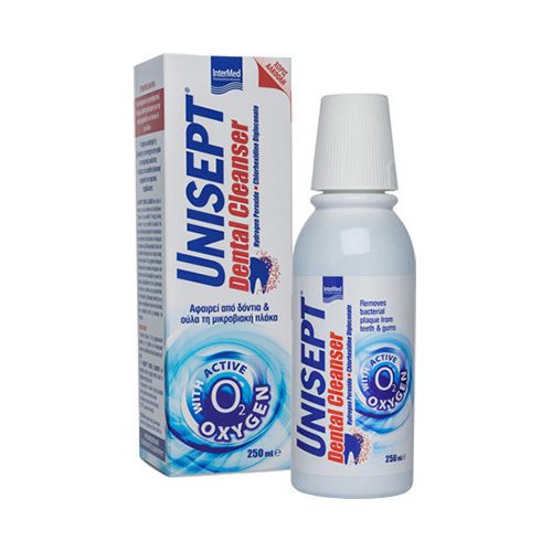 Intermed Unisept Dental Cleanser Στοματικό Διάλυμα Καθημερινής Προστασίας κατά της Πλάκας και της Κακοσμίας 250ml