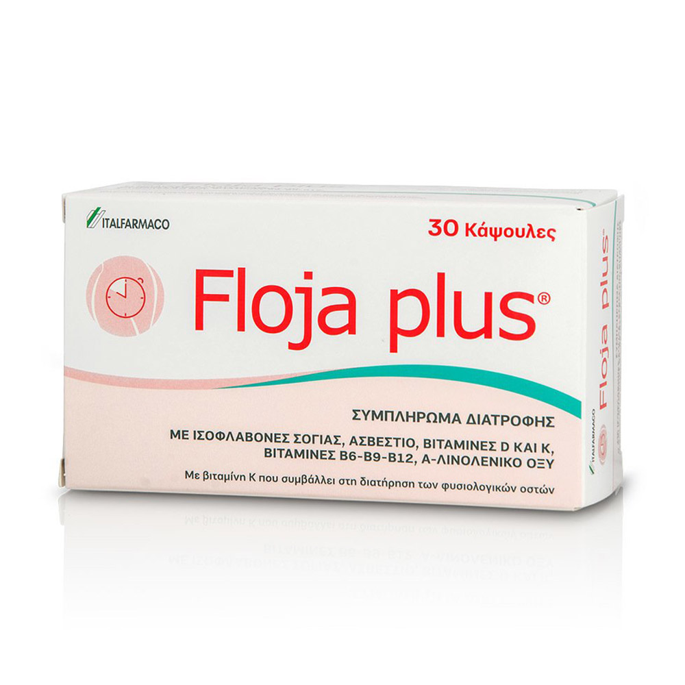 Italfarmaco Floja Plus για την Αντιμετώπιση των Συμπτωμάτων της Εμμηνόπαυσης 30caps