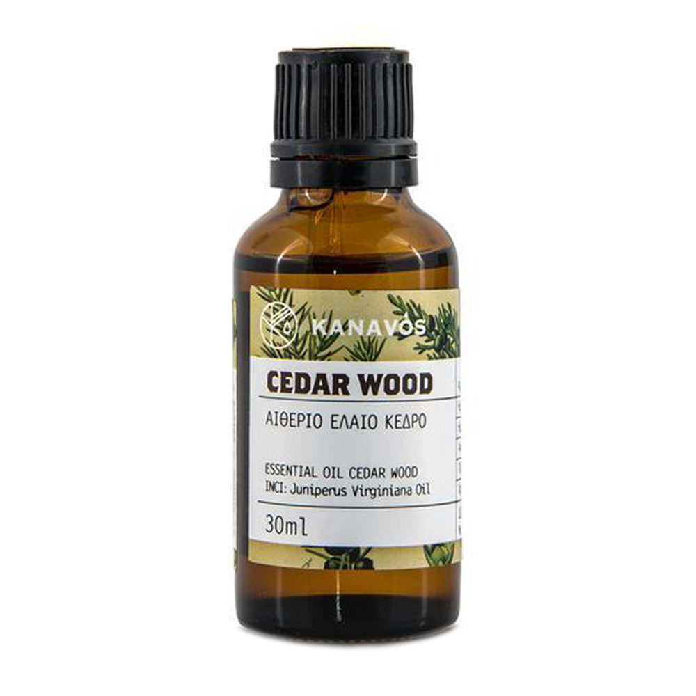 Kanavos Cedar Wood Essential Oil Αιθέριο Έλαιο Κέδρο 30ml