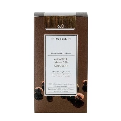 Korres Argan Oil Advanced Colorant 6.0 Ξανθό Σκούρο Φυσικό