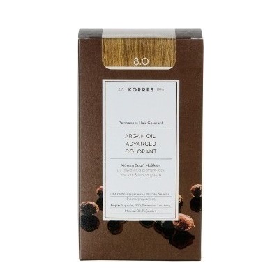 Korres Argan Oil Advanced Colorant 8.0 Ξανθό Ανοιχτό Φυσικό