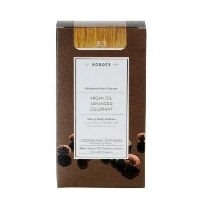 Korres Argan Oil Advanced Colorant 8.3 Ξανθό Ανοιχτό Μελί