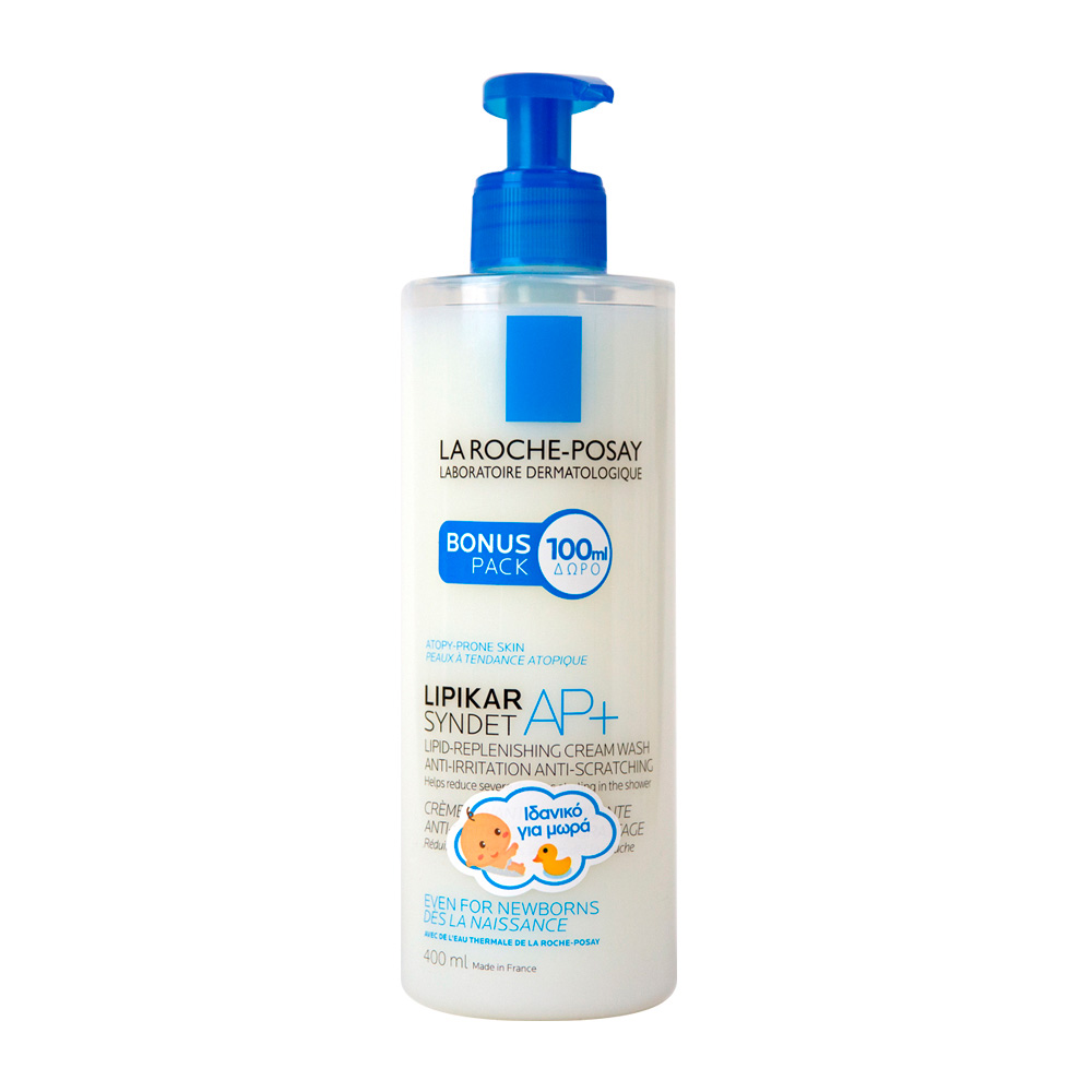 La Roche Posay Lipikar Syndet AP+ Αφρόλουτρο για Ατοπική Δερματίτιδα 400ml
