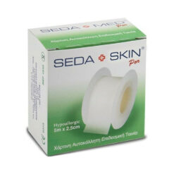 Labopharm Seda Skin Χάρτινη Αυτοκόλλητη Επιδεσμική Ταινία Υποαλλεργική 5mx2.5cm