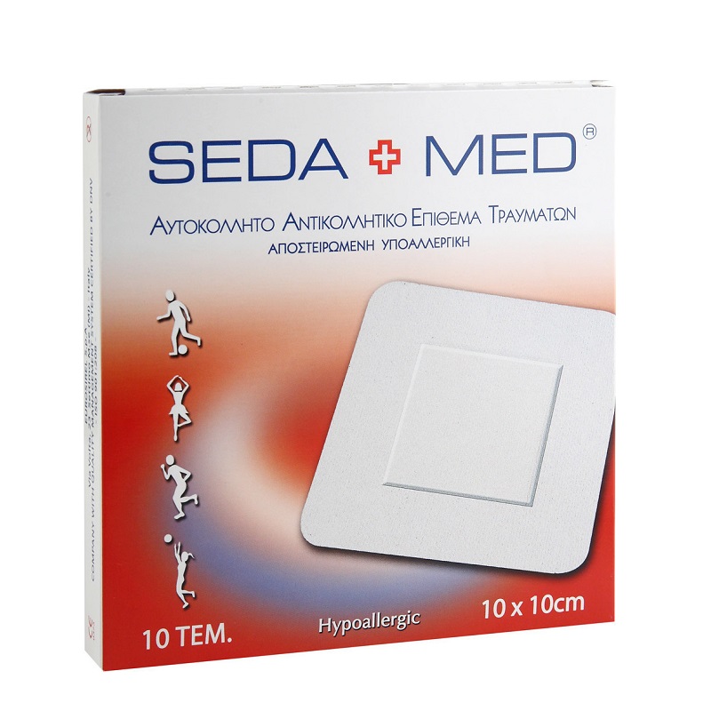 Labopharm Seda Med Αποστειρωμένη Αυτοκόλλητη Γάζα 10x10cm 10τμχ