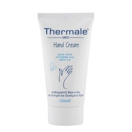 Thermale Med Hand Cream Aloe Vera 150ml Καθημερινή Φροντίδα για Σκληρά και Σκασμένα Χέρια