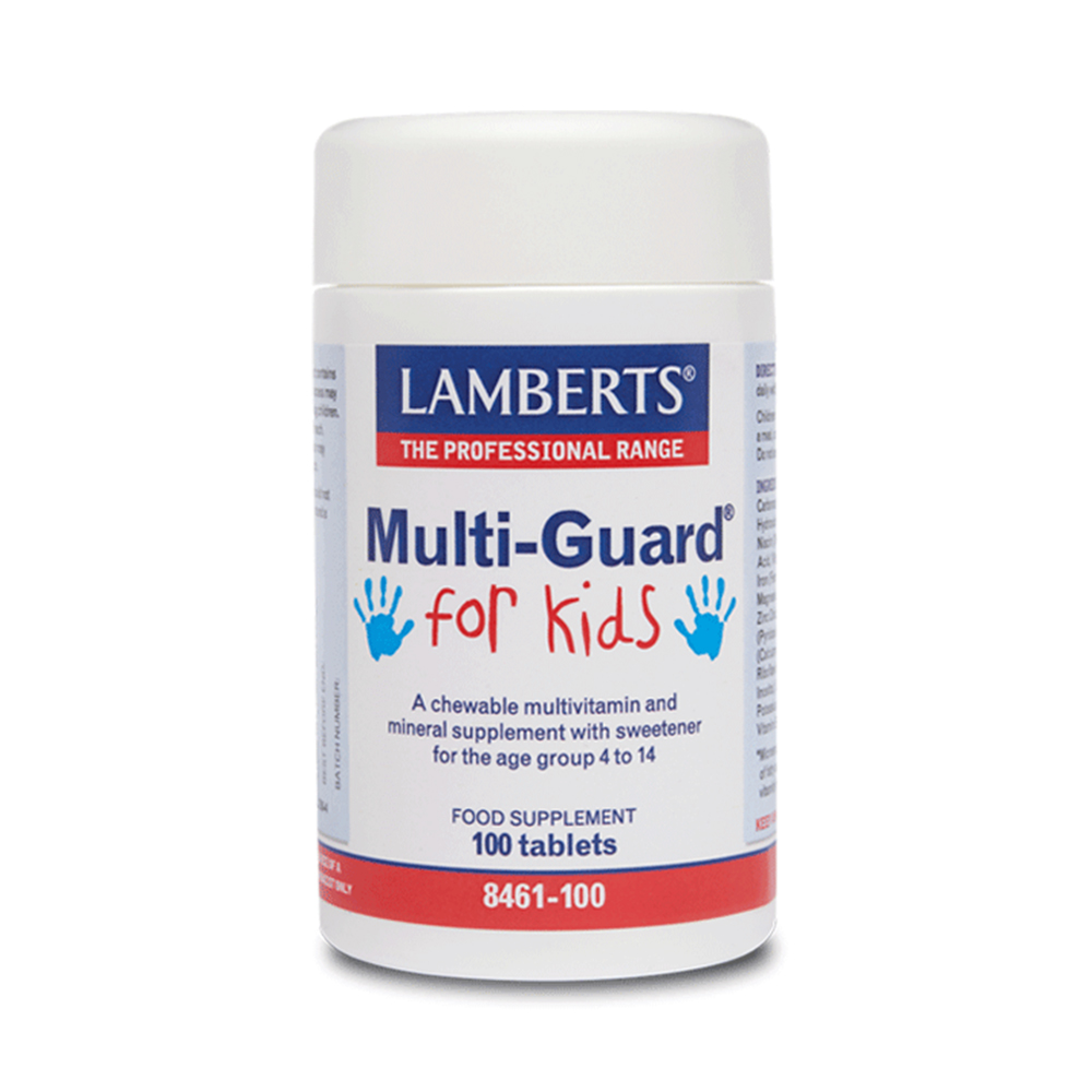 Lamberts Multi-Guard for Kids Παιδικές Πολυβιταμίνες για Παιδιά Ηλικίας 4-14 ετών 100tabs