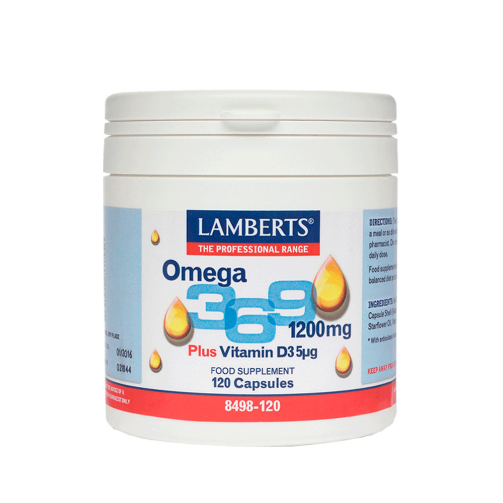 Lamberts Omega 3-6-9 1200mg 120 κάψουλες