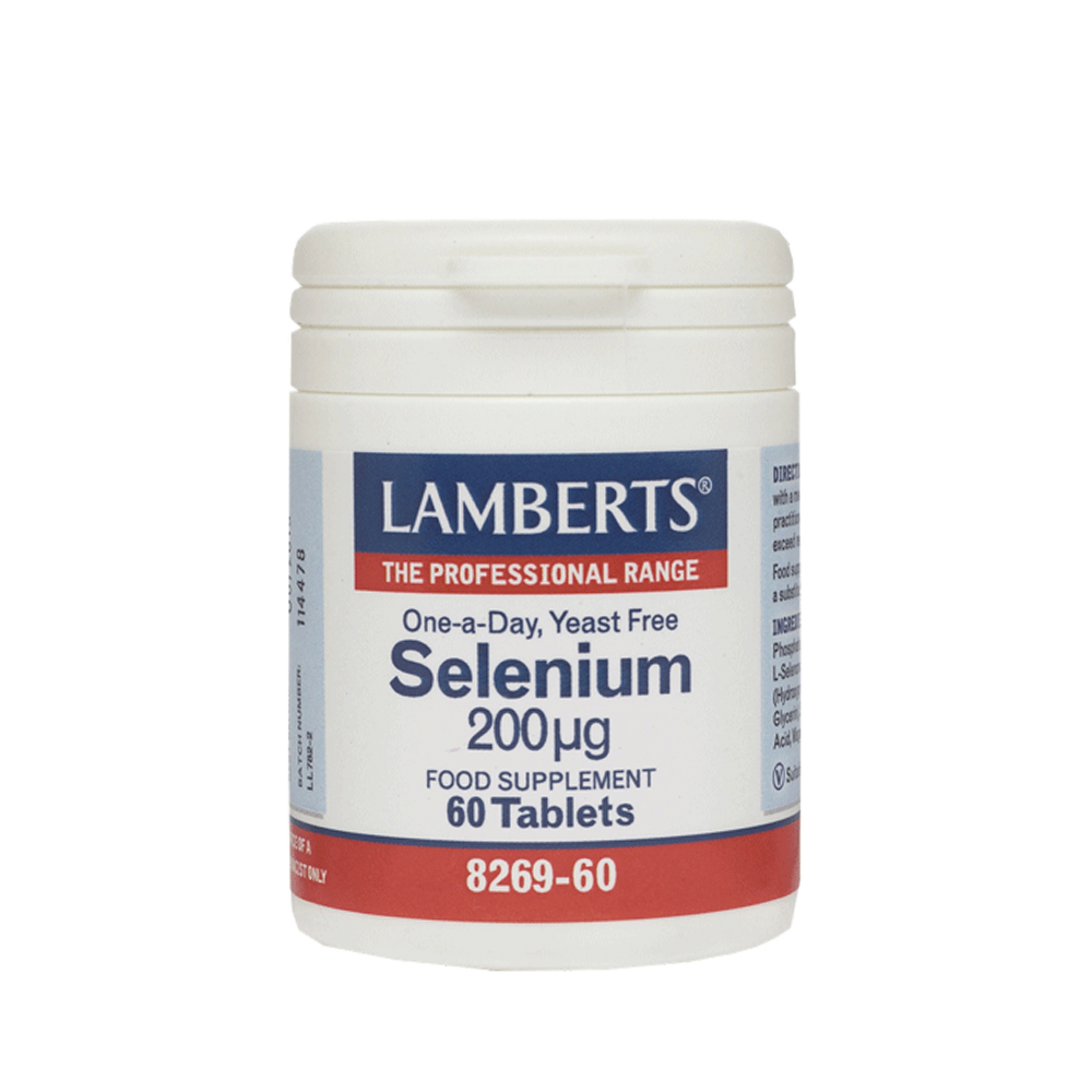 Lamberts Selenium 200μg 60 ταμπλέτες
