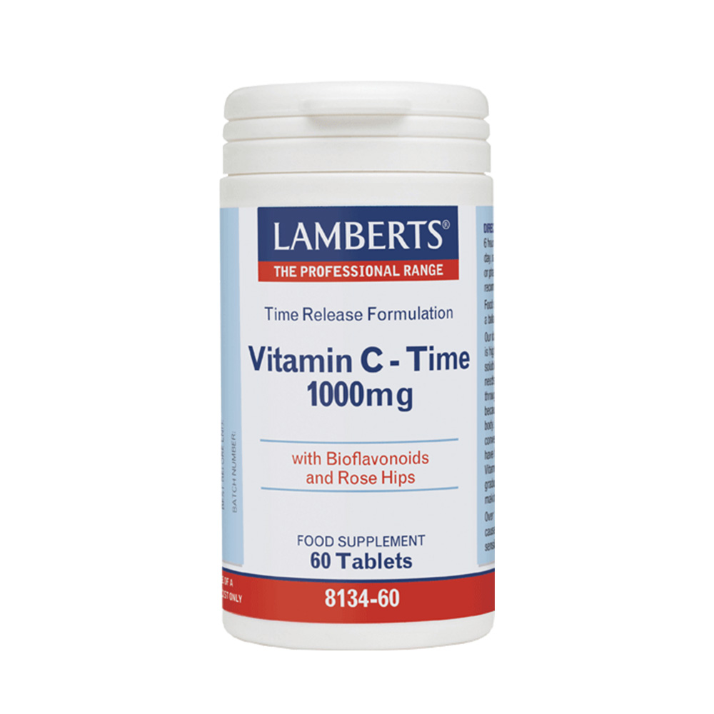 Lamberts Vitamin C Time Release Ελεγχόμενης Αποδέσμευσης 1000mg 60 ταμπλέτες