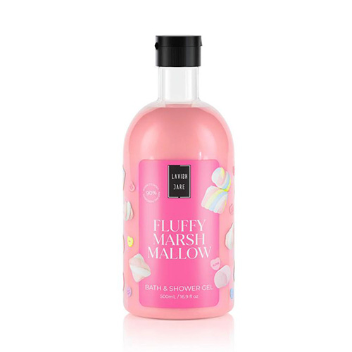 Lavish Care Bath & Shower Gel Fluffy Marsh Mallow Αφρόλουτρο με Άρωμα Ζαχαρωτό 500ml