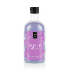 Lavish Care Bath & Shower Gel Purple Musk Αφρόλουτρο με Άρωμα Άνθη Μόσχου 500ml