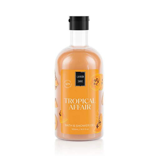 Lavish Care Bath & Shower Gel Tropical Affair Αφρόλουτρο με Άρωμα Παπάγια 500ml