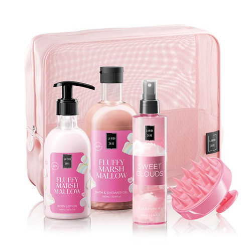 Lavish Care Fluffy Marshmallow Σετ Περιποίησης για Ενυδάτωση & Καθαρισμό Σώματος