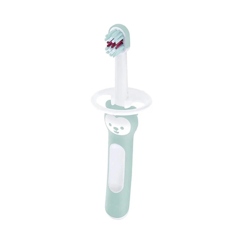 Mam Baby’s Brush Βρεφική Οδοντόβουρτσα με Ασπίδα Προστασίας 6m+ 1τμχ (606) – Τιρκουάζ