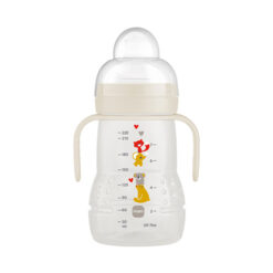 Mam Trainer+ Πλαστικό Μπιμπερό Μετάβασης 4m+ 220ml – Μπεζ (450U)