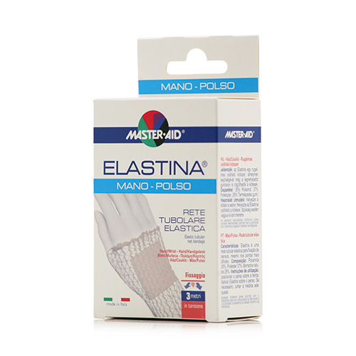 Master Aid Elastina Ελαστικός Δικτυωτός Σωληνοειδής Επίδεσμος για Καρπό ή Παλάμη 3m