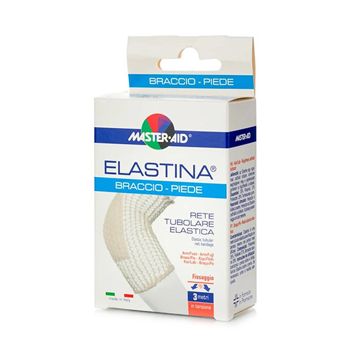 Master Aid Elastina Ελαστικός Διχτυωτός Επίδεσμος για Χέρι & Πόδι 3m