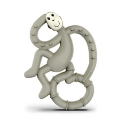 Matchstick Monkey Mini Monkey Teether Μασητικό Οδοντοφυΐας (0m+) 1τμχ – Γκρί