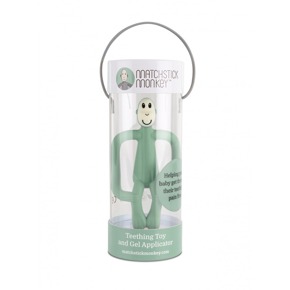 Matchstick Monkey Teething Toy Μασητικό Οδοντοφυΐας (3m+) 1τμχ – Mint Green (240109)
