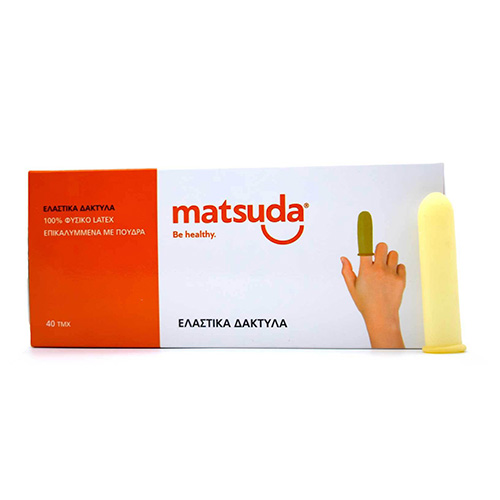 Matsuda Δάκτυλα Latex σε Διάφορα Μεγέθη 40τμχ