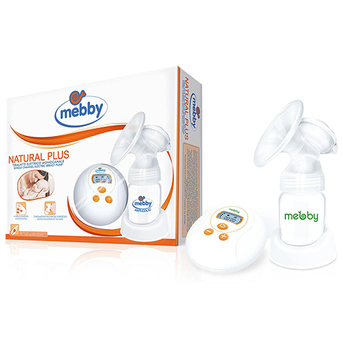 Mebby Natural Plus 95115 Μονό Ηλεκτρικό Θήλαστρο με Μπιμπερό Anticolic