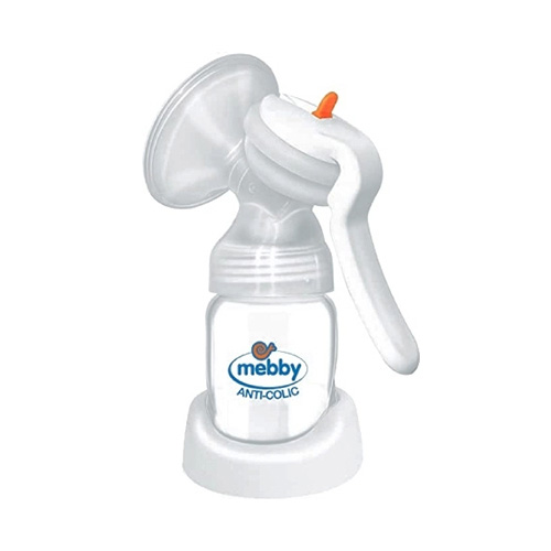 Mebby Natural Χειροκίνητο Θήλαστρο με Μπιμπερό Anticolic 180ml (95014/95244)