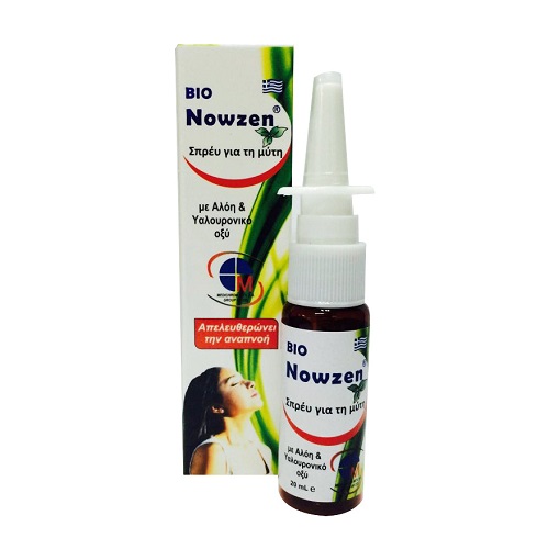 Medichrom Bio Nowzen Nasal Spray Σπρέυ για τη Μύτη Με Αλόη & Υαλουρονικό Οξύ 20ml