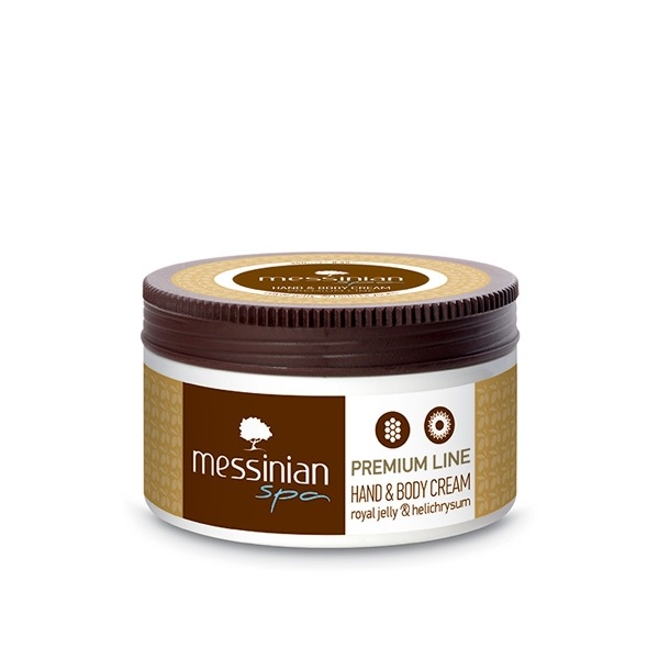 Messinian Spa Premium Line Κρέμα Σώματος Χεριών με Βασιλικός Πολτός και Ελίχρυσο 250ml