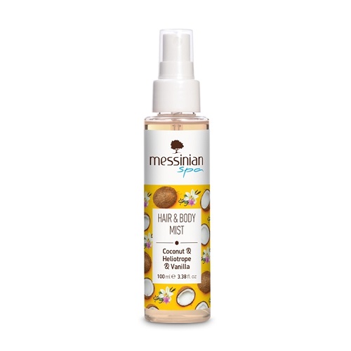 Messinian Spa Hair & Body Mist Καρύδα, Ηλιοτρόπιο & Βανίλια 100ml